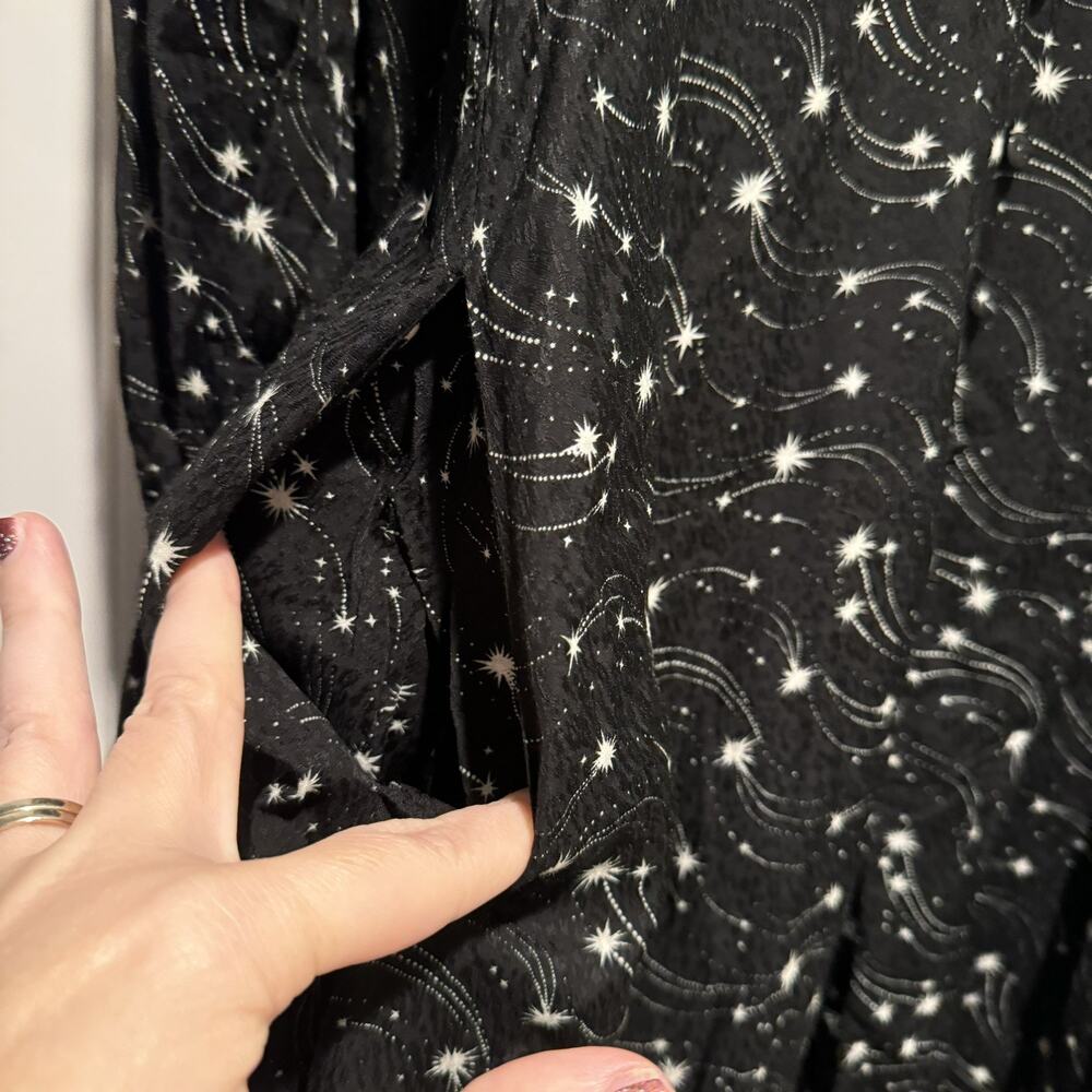 Ted Baker Gemmi Rouleau Celestial Star Print Dress Size 6 - Picture 7 of 8